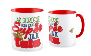 Kubek dla dziecka Jak dorosne będę taki super jak tata