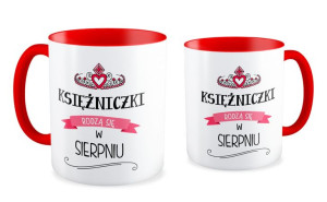 Kubek Księżniczki rodzą się w sierpniu