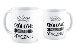 Kubek Królowe rodzą się w styczniu
