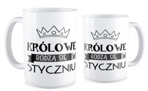 Kubek Królowe rodzą się w styczniu