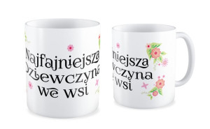 Kubek dla niej Najfajniejsza dziewczyna we wsi