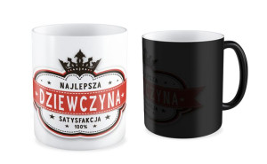 Kubek dla niej Najlepsza dziewczyna satysfakcja 100%