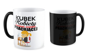 Kubek dla niej Kubek kobiety bardzo ciężko pracującej