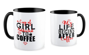Kubek dla niej Cup of addicted to coffe