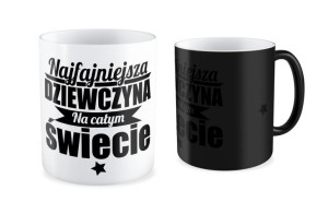 Kubek dla niej Najfajniejsza dziewczyna na całym świecie