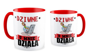 Kubek dla informatyka Dziwne u mnie działa