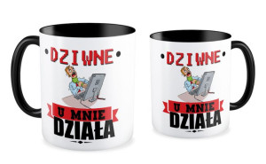 Kubek dla informatyka Dziwne u mnie działa