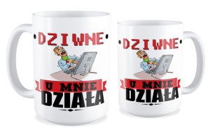 Kubek dla informatyka Dziwne u mnie działa