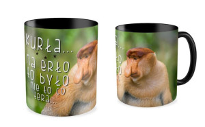Kubek kibica z nosaczem  Na erło to było nie to co tera