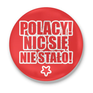 Magnes kibica z otwieraczem Polacy nic się nie stało