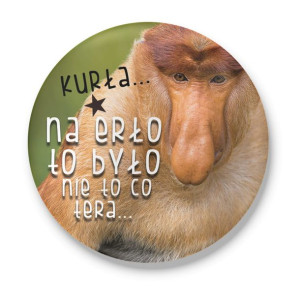 Przypinka kibica Na erło to było