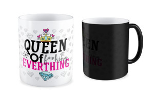 Kubek dla kobiety Qeen of the fucking Everything