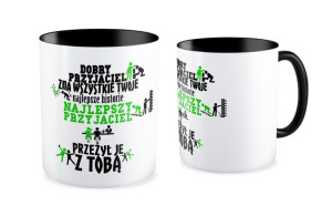 Kubek Przyjaciel Dobry przyjaciel zna wszystkie twoje najlepsze historie