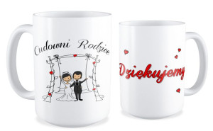 Kubek Cudowni rodzice dziękujemy