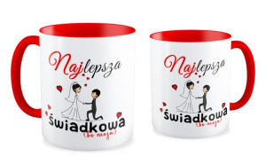 Kubek Najlepsza świadkowa bo moja