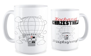 Kubek Kochanej chrzestnej dziękujemy