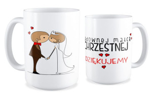 Kubek Cudownej matce chrzestnej dziękujemy