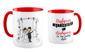 Kubek Najlepsza organizatorka dziękujemy za ten piękny dzień