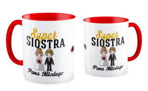 Kubek Super siostra pana młodego