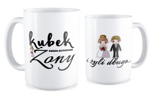 Kubek Świeżo poślubionej żony i żyli długo...