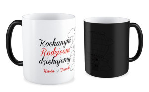Kubek z imieniem Kochanym rodzicom dziękujemy