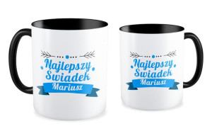Kubek z imieniem Najlepszy świadek