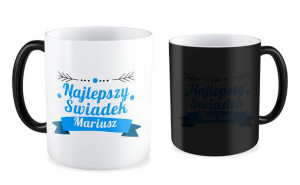 Kubek z imieniem Najlepszy świadek