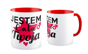 Kubek na walentynki Jestem cała twoja