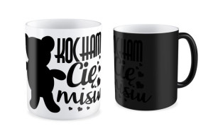 Kubek na walentynki Kocham cię misiu