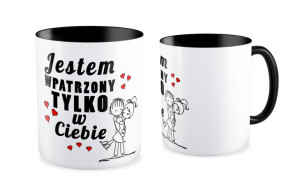 Kubek na walentynki Jestem wpatrzony tylko w ciebie