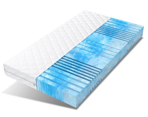Materac 180x200 BLUE profilowana pianka nature