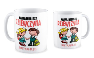 Kubek na walentynki Najfajniejsza dziewczyna