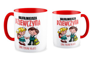 Kubek na walentynki Najfajniejsza dziewczyna