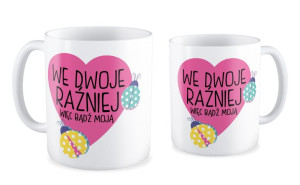 Kubek na walentynki We dwoje raźniej