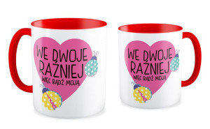 Kubek na walentynki We dwoje raźniej