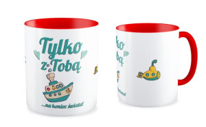 Kubek miłosny Tylko z tobą na koniec świata