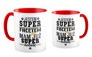 Kubek miłosny Kubek super faceta ale mam już super kobietę