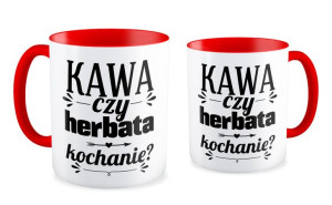 Kubek miłosny Kawa czy herbata kochanie