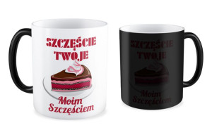 Kubek miłosny Szczęście twoje moim szczęściem