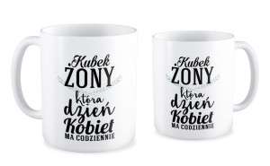 Kubek miłosny Kubek żony kor dzień kobiet ma codziennie