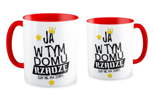 Kubek miłosny Ja w tym domu rządzę gdy nie ma żony
