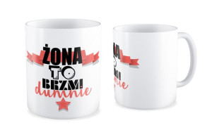 Kubek miłosny Żona to brzmi dumnie
