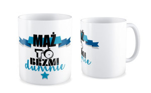 Kubek miłosny Mąż to brzmi dumnie