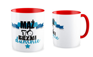 Kubek miłosny Mąż to brzmi dumnie