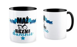Kubek miłosny Mąż to brzmi dumnie