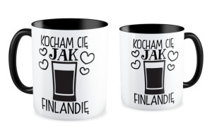 Kubek miłosny Kocham Cię jak Finlandię