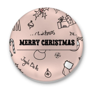 Przypinka świąteczna Merry Christmas