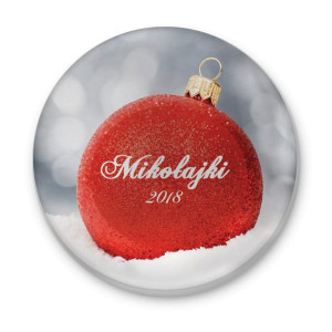 Przypinka świąteczna Mikołajki 2018