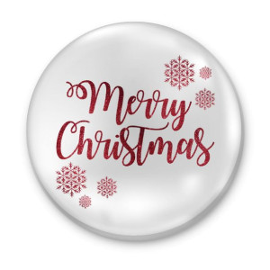 Przypinka świąteczna Merry Christmas