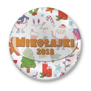 Lusterko świąteczne Mikołajki 2018